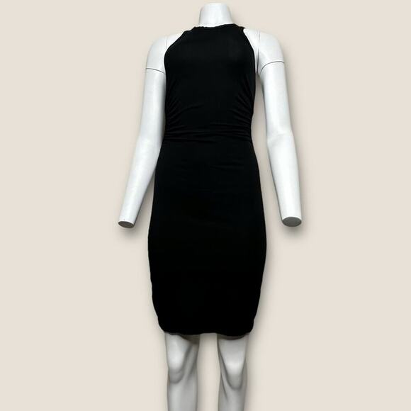 NWT | Bobi | Cut-Out High Neck Dress | Black | Small - Picture 1 of 12